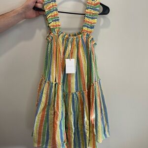 Steele the label Multicolor Striped Dress